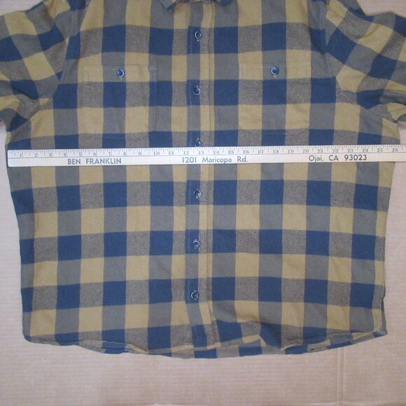 Tailor Vintage Men’s Flannel Shirt Sz XL – Luxe Performance Soft Cotton Blend - Picture 4 of 9